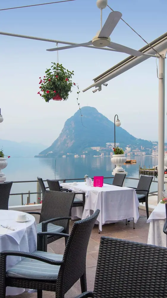Hotel Lugano Lido Seegarten Breakfast 0050