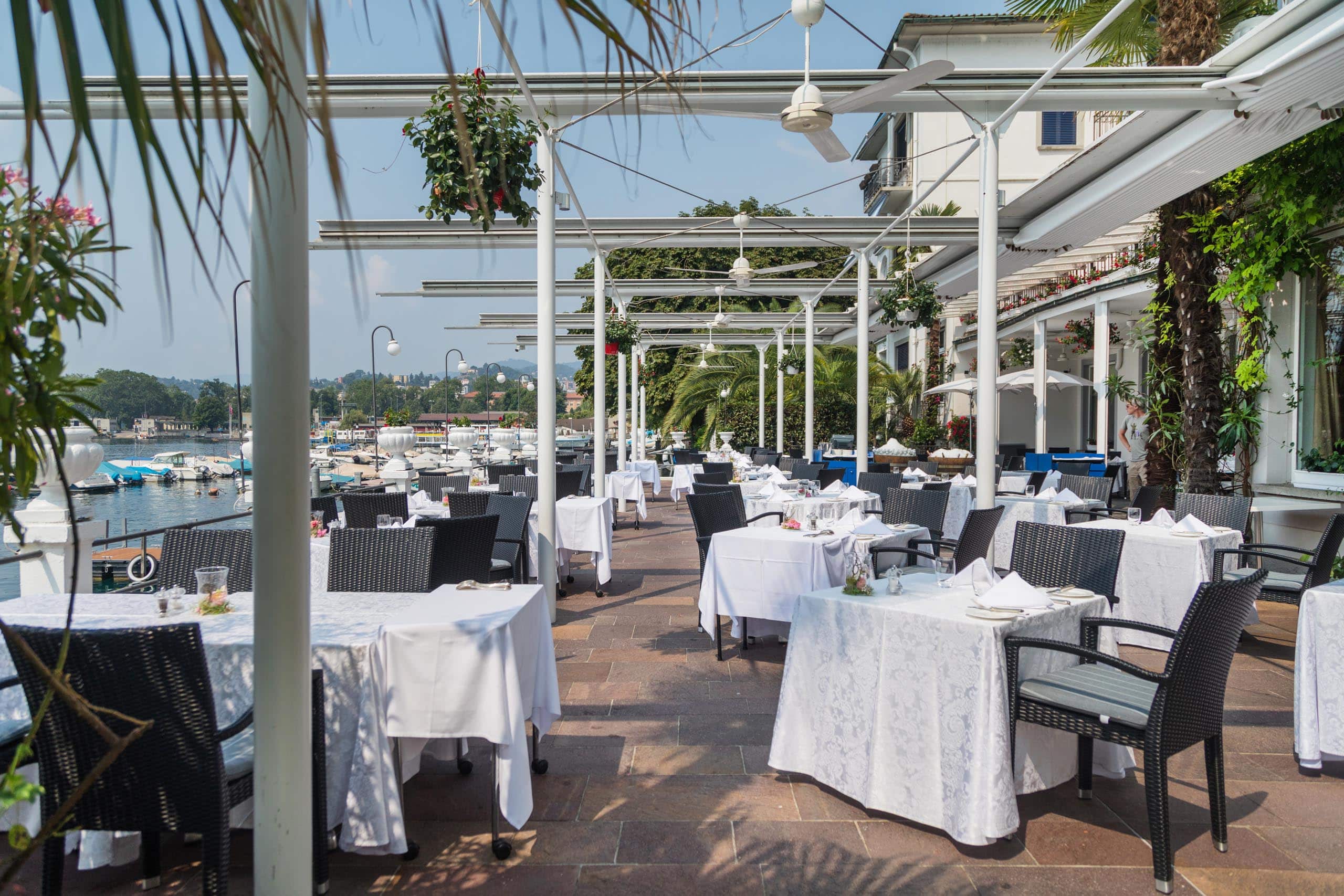 Hotel Lugano Lido Seegarten Ristorante La Terrazza 0359