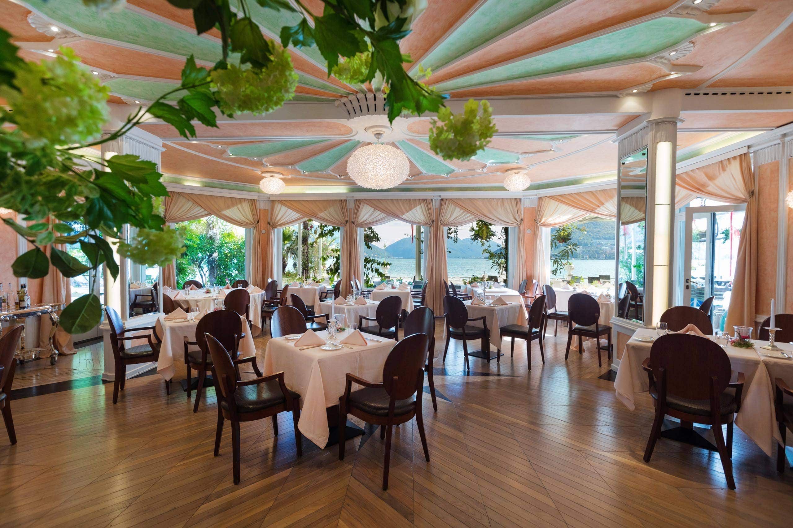 Hotel Lugano Lido Seegarten Ristorante Rialto 0570